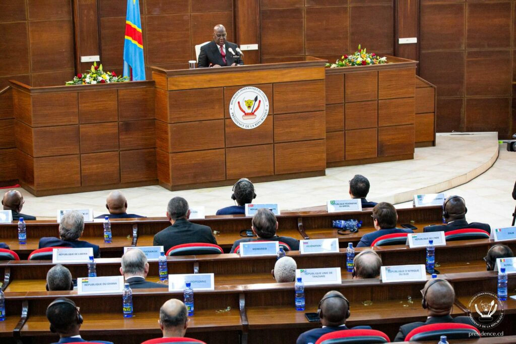 Tshisekedi devant le corps diplomatique