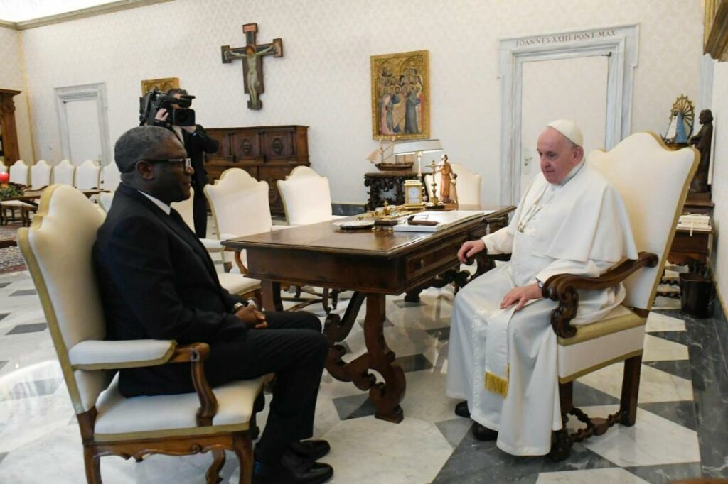 Pape François et Mukwege