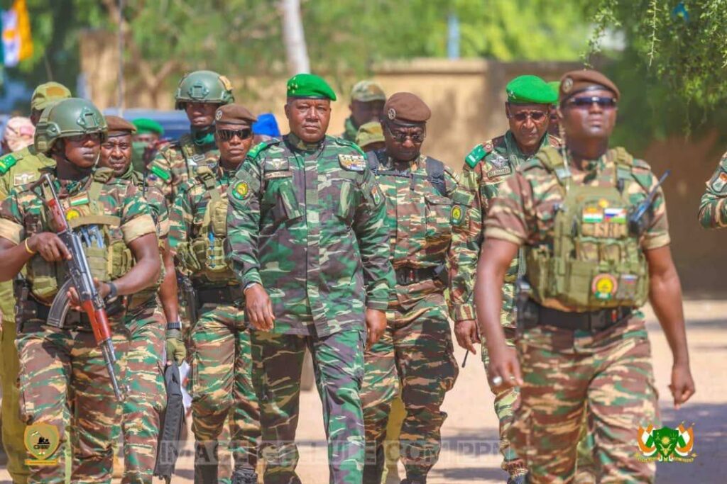 Le président de la République du Niger, le général Abdourahamane Tiani,