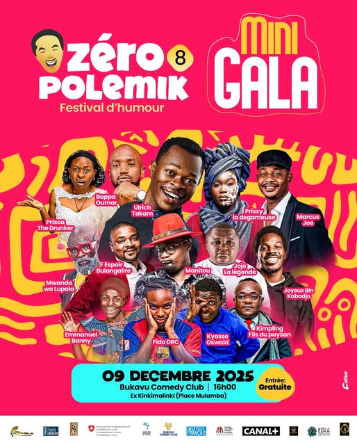 Bukavu : sport, humour et cohésion sociale à la veille du gala du festival « Zéro Polémik » Zéro Polemik