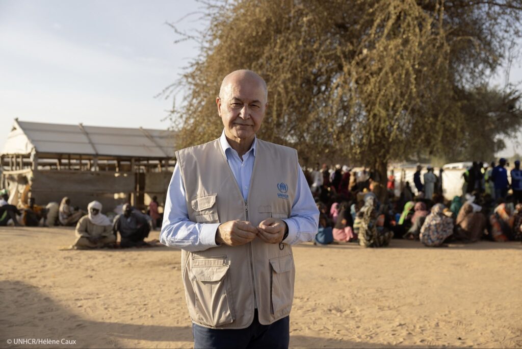 le Haut-Commissaire du HCR, Barham Salih