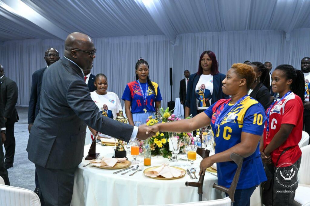 Les Léopards dames U-25 de basketball sur fauteuil roulant, récemment sacrées championnes d’Afrique