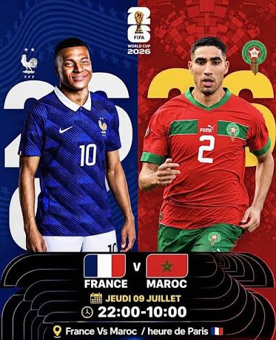 Coupe du monde 2026 : le Maroc défie la France avec les espoirs de toute l’Afrique en quart de finale France vs Maroc