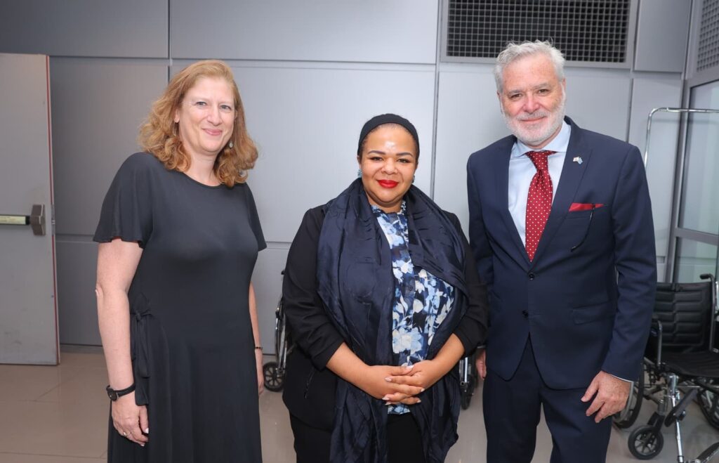 La ministre d'État, ministre des Affaires étrangères de la République démocratique du Congo, Thérèse Kayikwamba Wagner