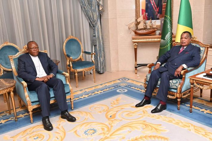 Crise en RDC : Fridolin Ambongo échange avec Denis Sassou Nguesso sur les pistes de sortie de crise