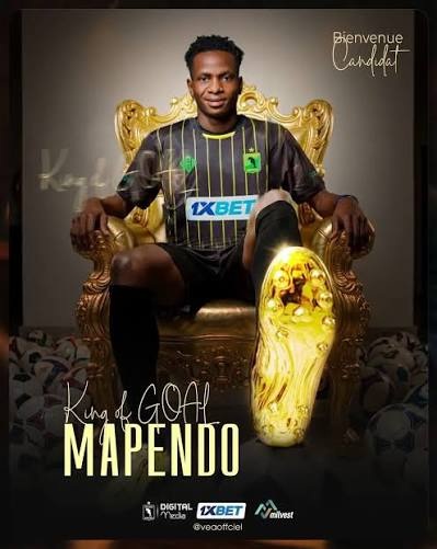 Mercato : Candidat Mapendo rejoint officiellement l’AS Vita Club Candidat Mapendo