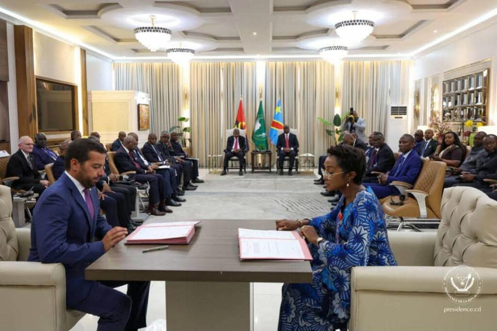 Félix Tshisekedi et João Manuel Gonçalves Lourenço