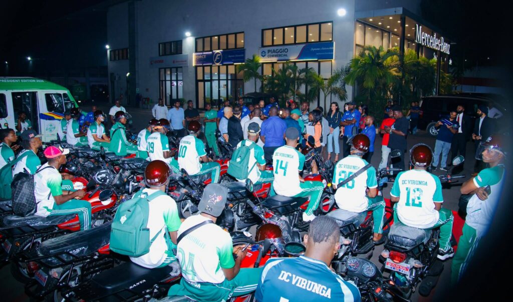 Football : Modern Construction Congo offre deux bus et 45 motos au DC Virunga DC Virunga ,