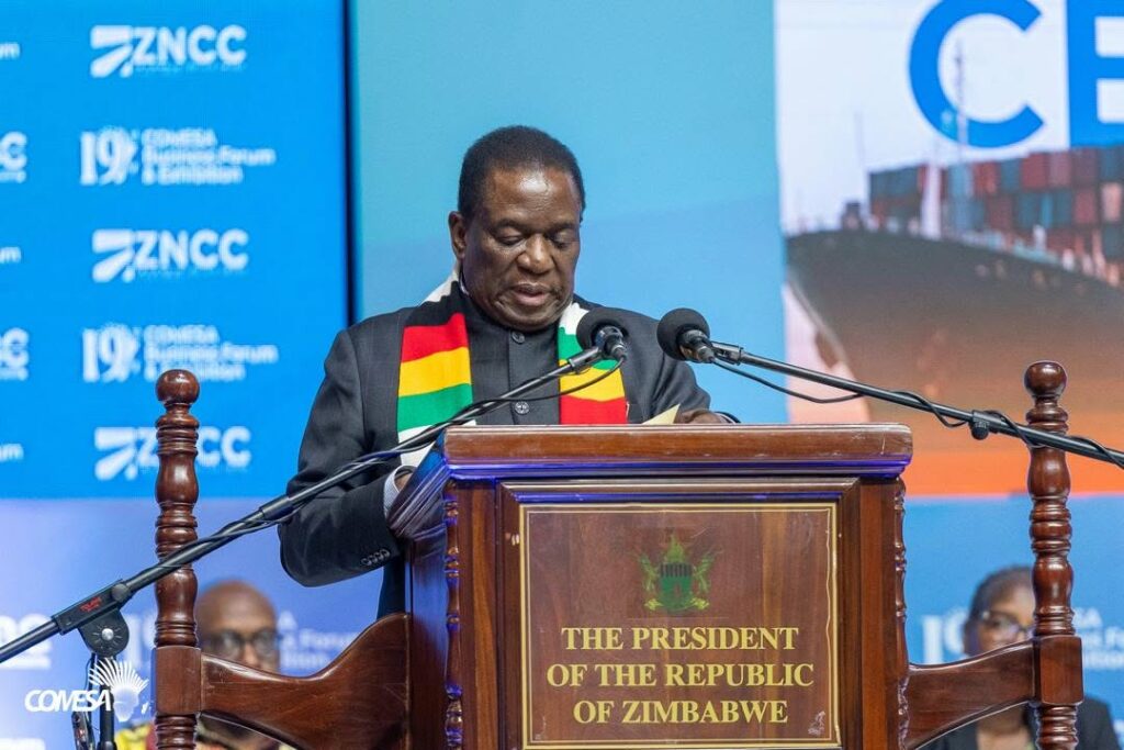 Afrique : le Zimbabwe prend la présidence du COMESA pour un an Emmerson Dambudzo Mnangagwa